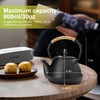 suyika Japanese Tetsubin Tea Kettle Cast Iron Teapot with Stainless