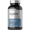 Horbäach L-Lysine | 2000mg | 240 Caplets | Vegetarian, Non-GMO,