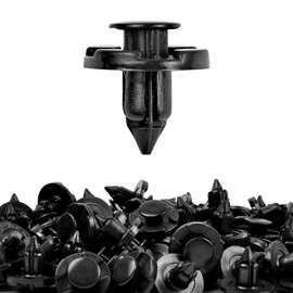 Hbxdeco 20PCS Car Fender Trim Panel Bumper Shield Retainer Fastener, Nylon Push Type Retainer Clips, Bumper Fastener Rivet Replacement for 01553-09321, 01553-2DR9A, MR328954