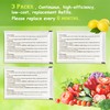 3 Pack PK-1 Produce Saver Refills for Frigidaire Pure Air