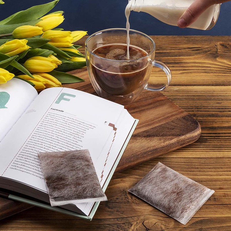 50 Premium Decaf Coffee Bags by Dualit - Compostable Coffee