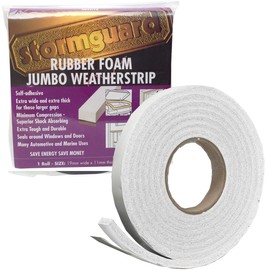 STORMGUARD 05SR6843053W - Gum Foam Seal Blade, White Color, 19x11x3050 mm