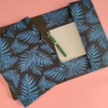 De Luxe Philodendron Folder Blue