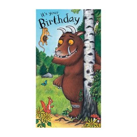 GRUFFALO The General Birthday Card, Multi, 23.2 x 12.8 x 0.75 cm