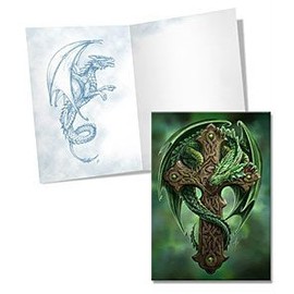 Eastgate Resource - Woodland Guardian by Anne Stokes - Tree Friendly Greetings Card AN08