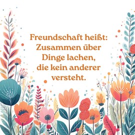 For the best friend in the world - stand with 12 sayings on the theme of friendship