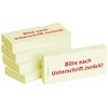 BIZSTIX Business Sticky Notes "Bitte nach Sigschrift zurück!" Pack of