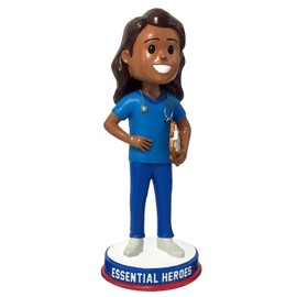 Nurse Essential Heroes Bobblehead Female Dark Skin Tone