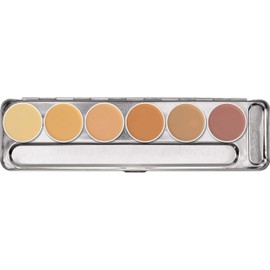 Kryolan - Dermacolor Camouflage Cream Palette - 6 Colours - Model H ...