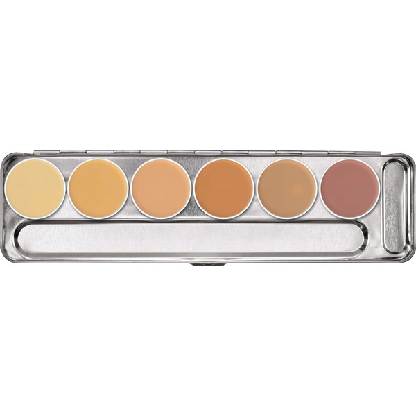 Kryolan - Dermacolor Camouflage Cream Palette - 6 Colours -