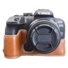 MUZIRI KINOKOO EOS R10 Protective Case PU Leather - Compatible