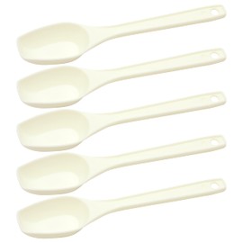 0.2 fl oz (5 cc) x 5, Easy to Use, Teaspoon, Flat Tip, Flat Tip, Easy to Scoop, Easily Adjust the Sizing, Measuring Spoon, 0.2 fl oz (5 ml), Water 0.2 oz (5 g)