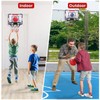 EagleStone Kids Indoor Basketball Hoop, 4 Balls Mini Basketball Toy