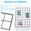 PATIKIL 10x10 Inch Wall Grid Panel, 4 Pcs Metal Wire