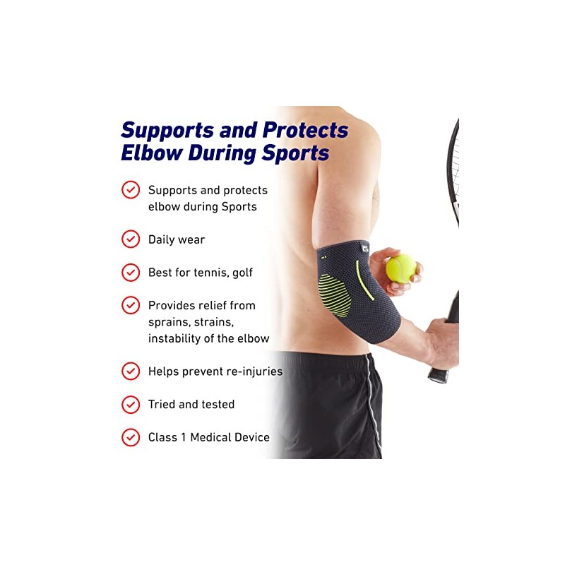 Neo G Elbow Support for Tennis, Golf, Sports, Tendonitis, Joint