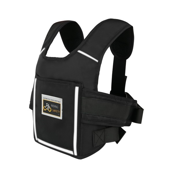Children's Motorcycle Seat Belt, Children's Adjustable Motorcycle Strap with Bag