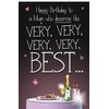 Face Ache, Very Best, Mum, Greetings Card, 159x235mm