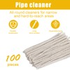 aesxniy 100 Pieces of 6-Inch Conical Pipe Cleaner, Made of