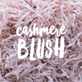 Cashmere Blush Dusty Pink Shredded Tissue Paper Shred Hamper Gift Box Basket Filler Fill Hamper Bedding Easter Baby Shower Wedding Christmas 200g