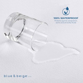 Waterproof Mattress Protector Single 90x190 Breathable Cotton Anti Allergy Fitted Sheet Style