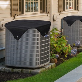 Gicov Air Conditioner Cover for Outside Unit Central Air Conditioner Cover Waterproof Snow Resistant Winter AC Defender
