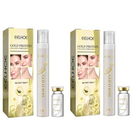 EELHOE Protein Line Firming And Lifting Set, Face Smoothing Fine Lines Shaping And Firming Skin Moisturizing Serum - Specification: 2pcs