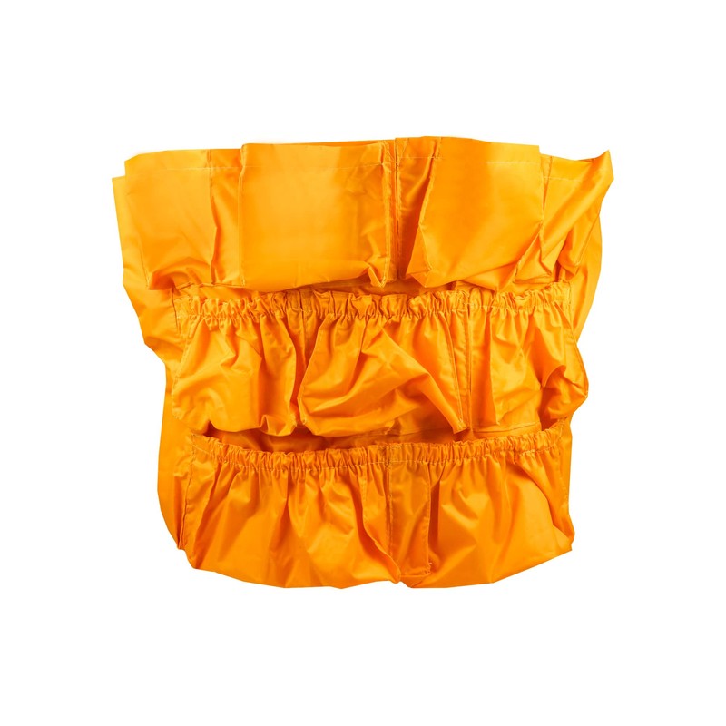 QWORK Trash Can Caddy Bag, 10 Pocket Commercial Cleaning Bag,