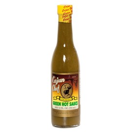 Cajun Chef Green Louisiana Hot Sauce 12oz Bottle (Pack of 3)