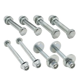 Aspaton Front Upper Lower Control Arms Cam Bolts and Hardware Kit Compatible with Ram 1500 2500 3500 2002-2009 Control Arm Camber Adjust Bolt Repair Kit
