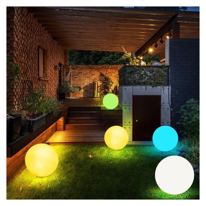 COPU LED Night Light Ball Globe Lamp with Remote 8