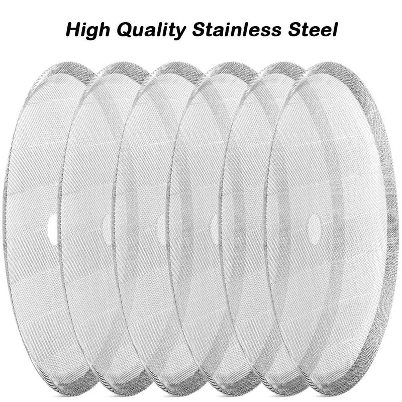 ACKLLR 4 Pack French Press Replacement Filter Screen,Reusable Stainless Steel
