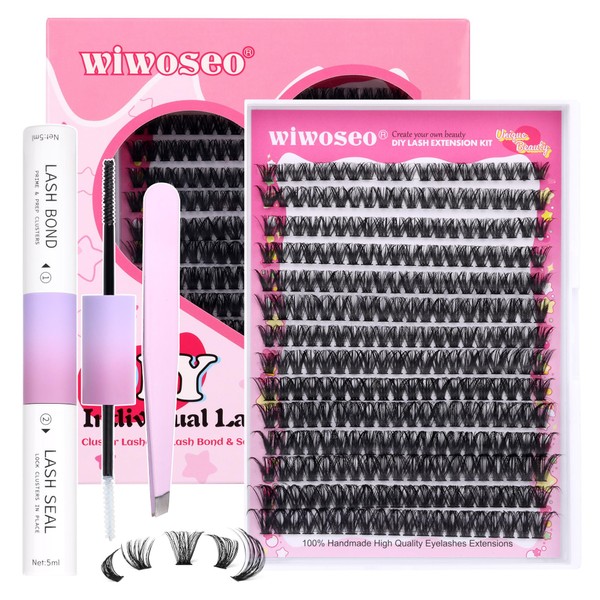 Individual Lashes Cluster Eyelash Kit DIY Lash Extension Kit 280pcs