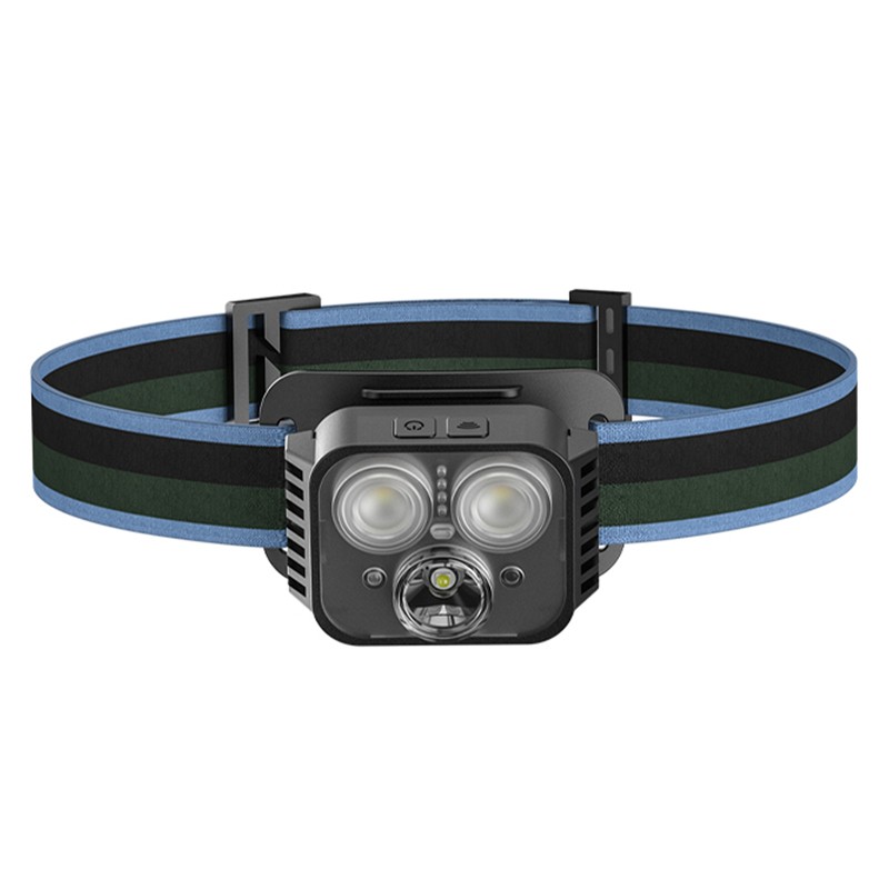 Strong Light Headlamp Outdoor Rechargeable Small Flashlight Induction Night Fishing