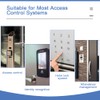 EUIEUT 50 Pcs 125kHz RFID Key Fob Proximity ID Card
