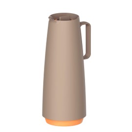 Tramontina Caraffa Termica in Polipropilene e Ampolla in Vetro Colore Beige Exata 1L