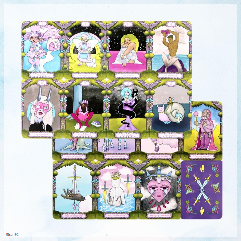 I.I.J Sweet Forager's Tarot Cards, Weighted Edition, 78 Cards, Tarot,