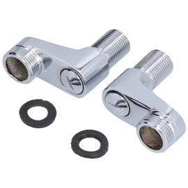 EVTSCAN G1/2 to G3/4 Shower Mixer Faucet Swing Arm Adapter Cold Hot Water Pipe Fixing Accessories for Bathroom