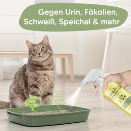 Pawlie's Tier-Geruchsneutralisierer (EXTREM STARK) & Enzymreiniger Katzenurin Geruchsentferner & Hundeurin neutralisieren | Strenge Gerüche & Flecken aus Teppich, Sofa entfernen (500 ml)