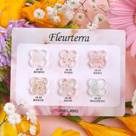 Jello Jello Fleurterra Flower Terrazzo Flake Gel Single Item / 젤로젤로 플레르테라 꽃 테라조 플레이크젤 단품