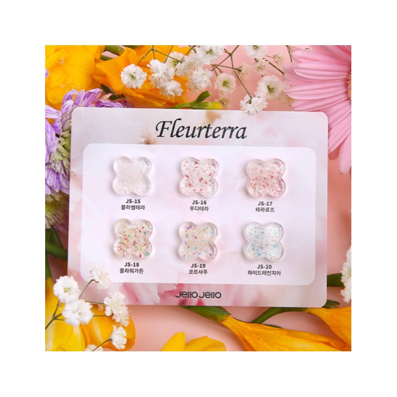 Jello Jello Fleurterra Flower Terrazzo Flake Gel Single Item /