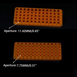 Centrifuge Tube Rack, Polypropylene Test Tube Rack Stand, Double Panel 60 Hole for 0.5ml/1.5ml/2ml Centrifuge Tube