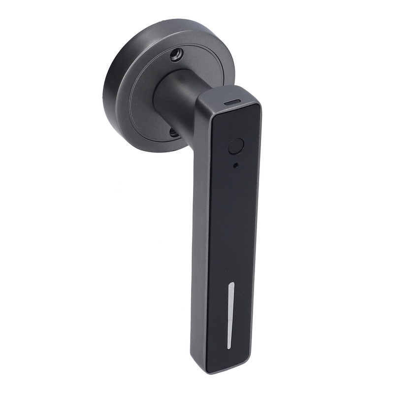 Smart Door Handle Fingerprint with 2 Key Fast Recognition Static