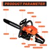 RustyVioum 58CC Gas Chainsaw, 20 Inch Gasoline Powered Chain Saw