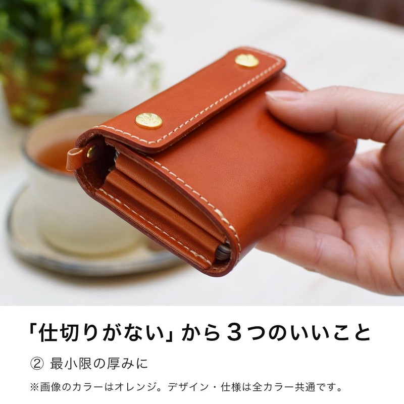 HUKURO C25 Men's Card Case, Leather, Card Holder, 25 Cards,