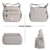 Milky Way Womens Waterproof Multi-Pocket Shoulder Bag Adjustable Strap Crossbody