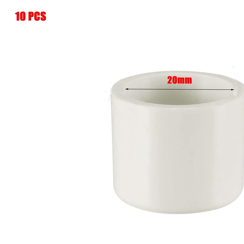 TOP-VIGOR 10cs 20mm PVC Pipe Cap Fitting, Slip Socket External