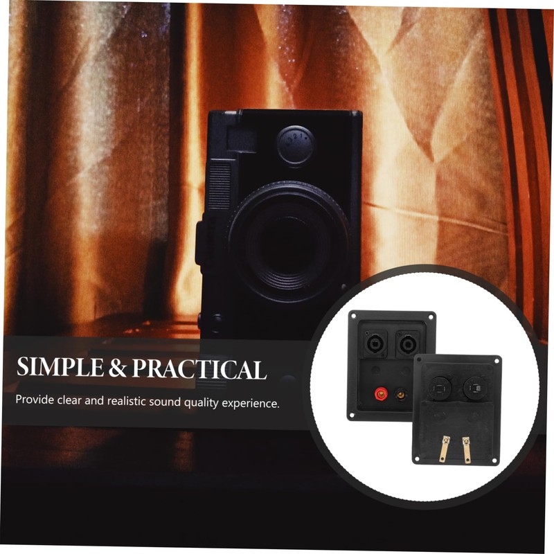 LALAFINA 2pcs Speaker Box Terminal Connector Kit Reliable Speaker Enclosure