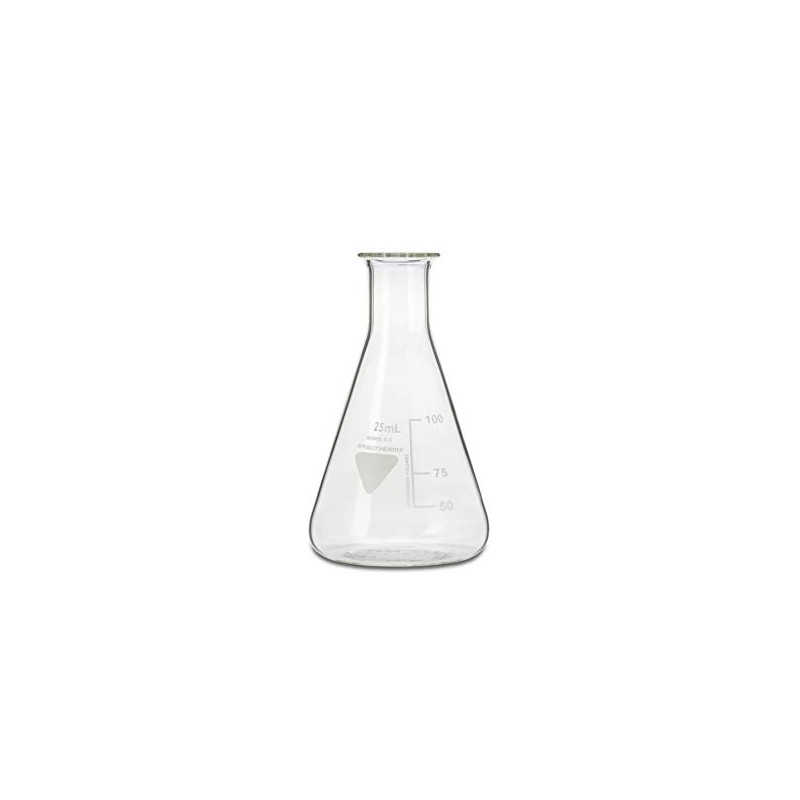 RASOTHERM Erlenmeyer Flask, Narrow Neck (Boro 3.3), 25 ml