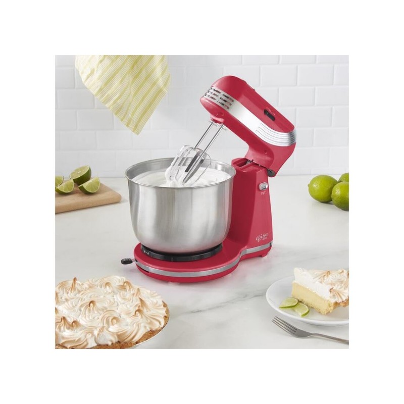 RISE BY DASH Red 3 qt. Cap. 6 Speed Stand