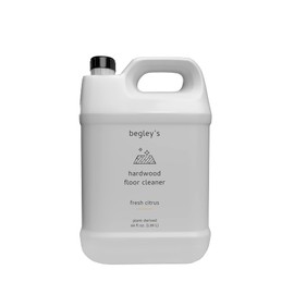 Begley's Natural Hardwood Floor Cleaner - 64oz Wooden Floor Cleaner Refill - Wood Floor Cleaner - Hardwood Cleaner - Pet Safe Floor Cleaner for Mopping - Citrus Scent Pet Friendly Floor Cleaner